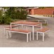 Banc extérieur imitation bois de noyer Enviro 