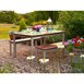 Banc extérieur imitation bois de noyer Enviro 