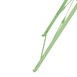 Table de terrasse carrée pliante en acier Bolero vert clair 600 mm