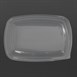 Grands couvercles rectangulaires pour barquettes alimentaires Fastpac 1350ml (lot de 150)