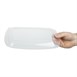 Grands couvercles rectangulaires pour barquettes alimentaires Fastpac 1350ml (lot de 150)