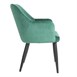 Chaises en velours Bolero Lia vertes (lot de 2)