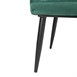 Chaises en velours Bolero Lia vertes (lot de 2)