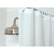 Rideau de douche uni Mitre Essentials blanc