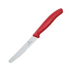 Couteau à tomate denté Victorinox 11cm rouge
