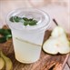 Couvercles plats PLA sans trou compostables pour gobelets boissons froides Vegware série 96 (lot de 1000)