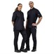 Veste col officier Southside noire