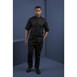 Veste col officier Southside noire