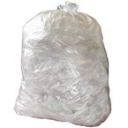Sacs poubelle recyclés transparents Jantex utilisation intensive 18kg 120L (lot de 100)