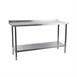 Table murale en acier inoxydable Holmes avec dosseret 700(P)mm