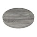 Plateau de table rond pré-percé en mélamine Bolero gris 600 mm