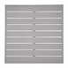 Plateau de table carré en aluminium Bolero gris clair 700 mm