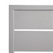 Plateau de table carré en aluminium Bolero gris clair 700 mm