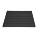 Plateau de table carré en aluminium Bolero noir 700 mm