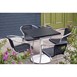 Plateau de table carré en aluminium Bolero noir 700 mm