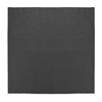 Serviettes de table en lin Olympia noires 400x400mm (lot de 12)