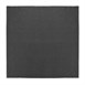 Serviettes de table en lin Olympia noires 400x400mm (lot de 12)