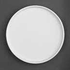 Assiettes plates rondes Olympia Whiteware 268mm (lot de 4)