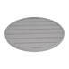 Plateau de table rond en aluminium Bolero gris clair 580 mm