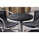 Plateau de table rond en aluminium Bolero noir 580 mm