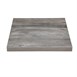 Plateau de table carré pré-percé en mélamine Bolero gris 