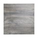 Plateau de table carré pré-percé en mélamine Bolero gris 