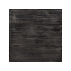 Plateau de table carré pré-percé vintage noir Bolero 700mm