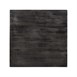 Plateau de table carré pré-percé vintage noir Bolero 700mm