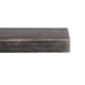 Plateau de table carré pré-percé vintage noir Bolero 700mm