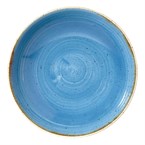 Assiettes coupes rondes Churchill Stonecast Cornflower Blue 184mm (Lot de 12)