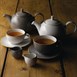 Tasses à cappuccino Churchill Stonecast Peppercorn Grey 354ml (Lot de 12)