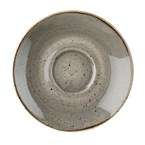 Soucoupes à cappuccino Churchill Stonecast Peppercorn Grey 185mm (Lot de 12)
