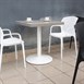 Pied de table en fonte Bolero blanc