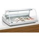 Vitrine réfrigérée de comptoir à poisson Polar Série G 255L