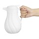 Pichet isotherme torsadé Olympia blanc 0,5 L