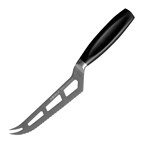 Couteau à fromage à pâte mi-dure manche noir Boska 210 mm