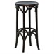 Tabouret de pub haut en bois courbé Fameg