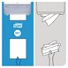 Distributeur de bobine d'essuie-mains Tork Matic blanc