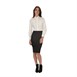 Chemisiers femme blancs B&C Heritage LSL taille L