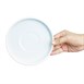 Soucoupes Olympia Fondant bleues 152mm (lot de 6)