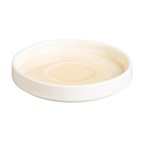 Soucoupes Olympia Fondant jaunes 115mm (lot de 6)
