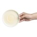 Soucoupes Olympia Fondant jaunes 135mm (lot de 6)