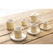 Tasses Olympia Fondant jaunes 230ml (lot de 6)