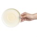 Soucoupes Olympia Fondant jaunes 152mm (lot de 6)