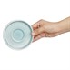 Soucoupes Olympia Fondant vertes 115mm (lot de 6)