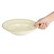 Assiettes à pâtes Olympia Kiln couleur sable 250mm (lot de 4)