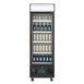 Vitrine réfrigérée positive avec caisson lumineux Polar Série G 218L noire