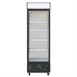 Vitrine réfrigérée positive avec caisson lumineux Polar Série G 368L noire
