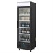 Vitrine réfrigérée positive avec caisson lumineux Polar Série G 368L noire