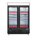 Vitrine réfrigérée négative avec caisson lumineux Polar Série G 920L noire